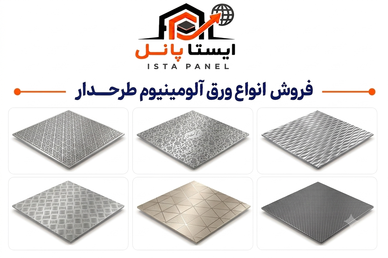 ورق آلومینیوم طرحدار