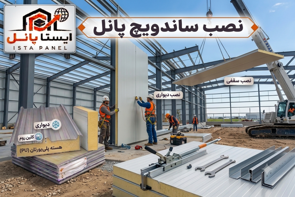 نصب ساندویچ پانل
