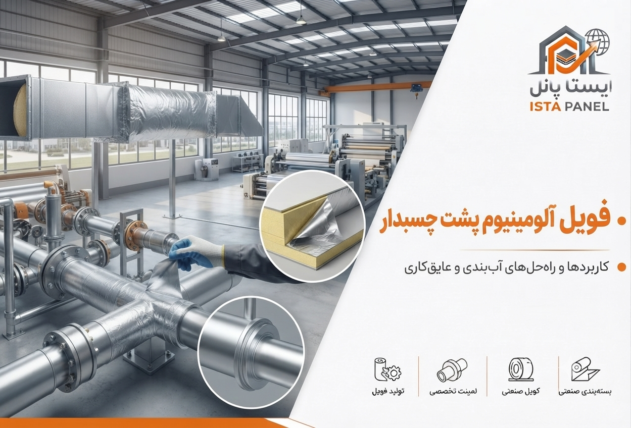 فویل آلومینیوم پشت چسبدار 