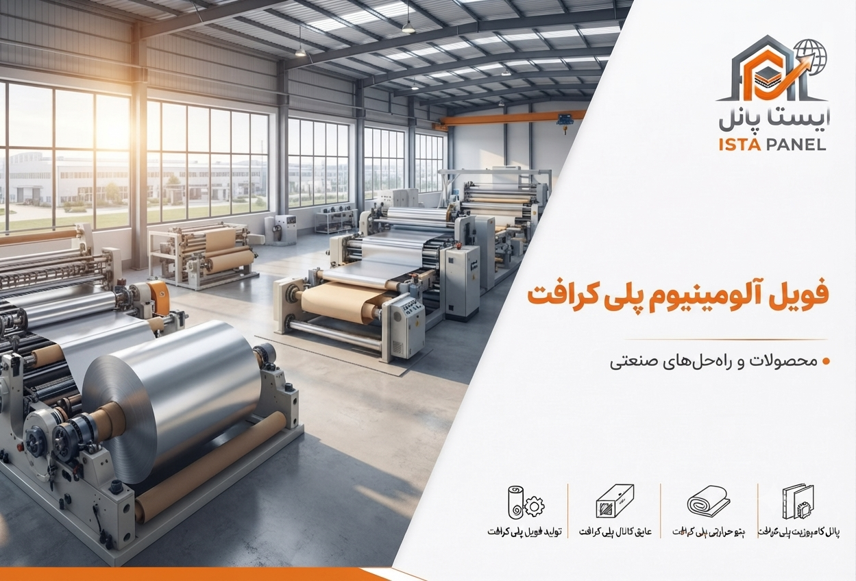 فویل آلومینیوم پلی کرافت 